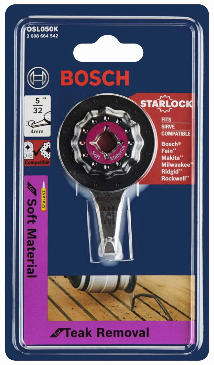 Bosch OSL050K 1/2-inch Starlock Oscillating Multi-Tool Sealant-Removal Knife - Image 3