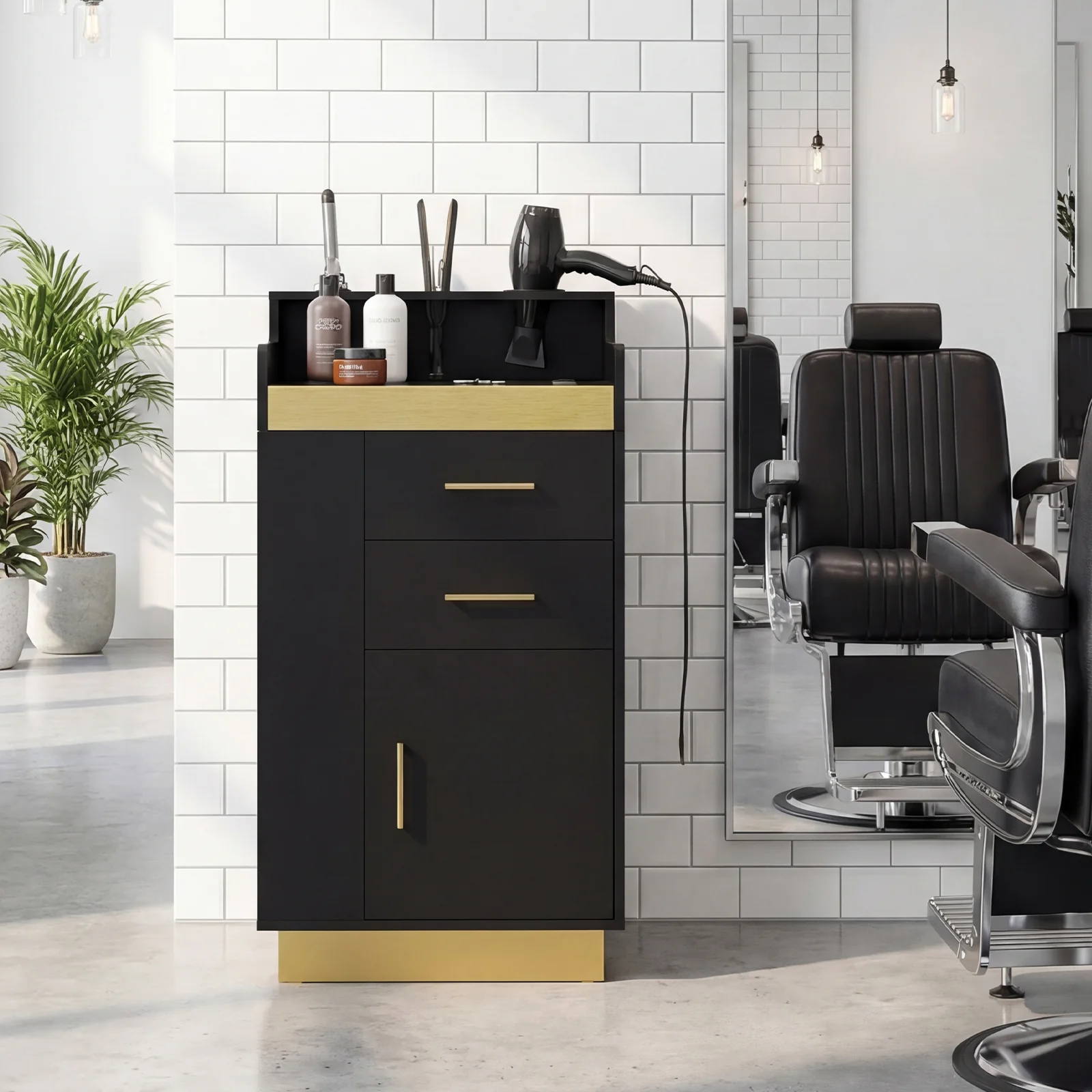 Advwin Barber Station with 3 Hot Tools Holders - Image 2