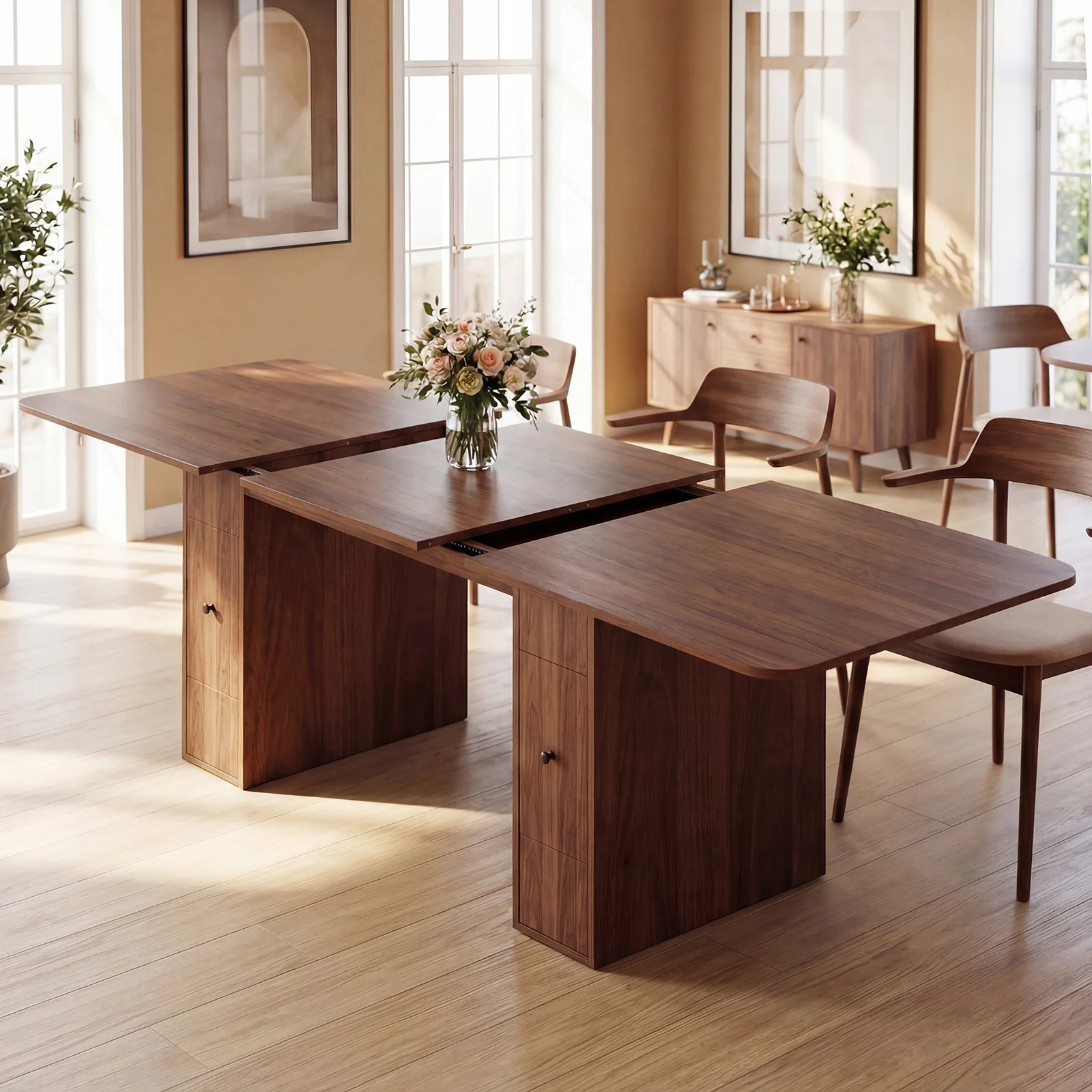 Advwin Extendable Dining Table for 6-10 People - Image 2