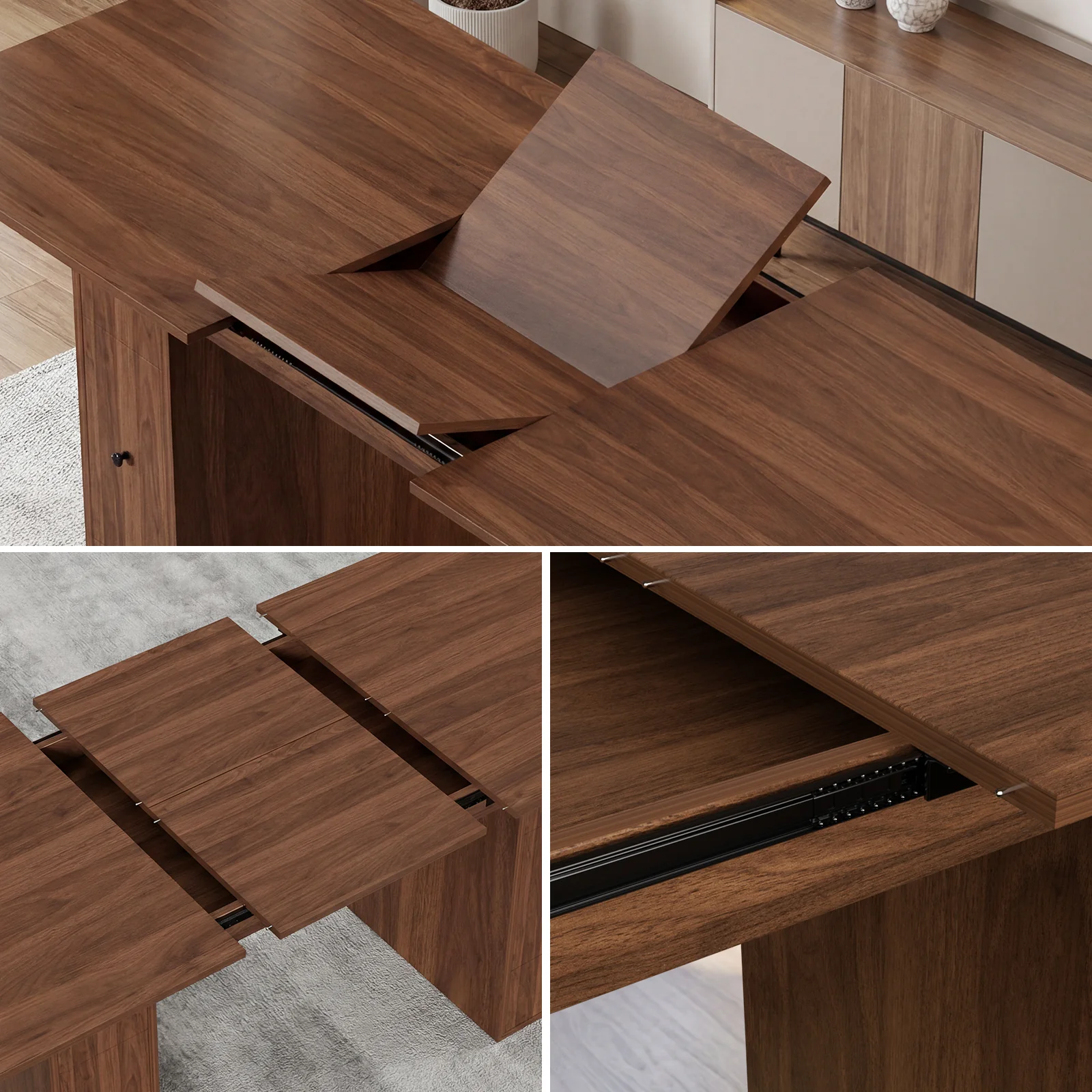 Advwin Extendable Dining Table for 6-10 People - Image 3