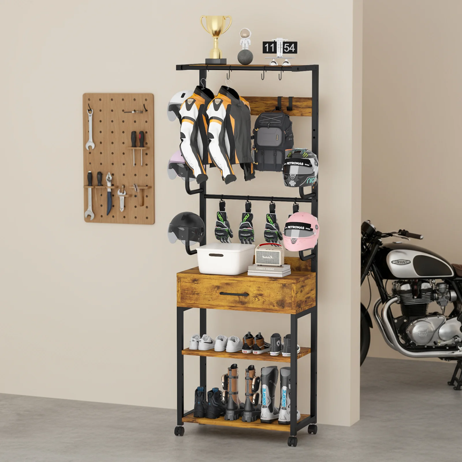 Advwin Helmet & Gear Storage Rack - Image 2