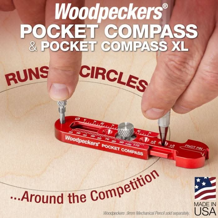 Woodpeckers PCOMP24-SET 2-Piece Pocket Compass Set - Image 2