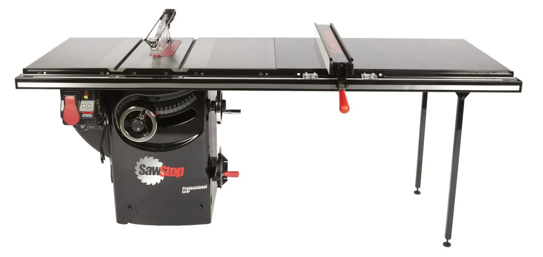 SawStop PCS31230-TGP252 220V Single Phase 3-HP 13-Amp 10" Professional Cabinet Saw with 52" Professional Series T-Glide Fence System - Image 2