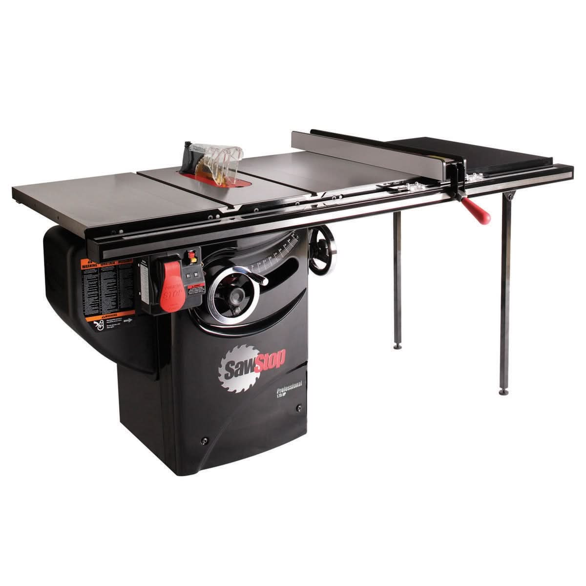 SawStop PCS175-TGP236 110V Single Phase 1.75-HP 14-Amp 10" Professional Cabinet Saw with 36" Professional Series T-Glide Fence System - Image 1