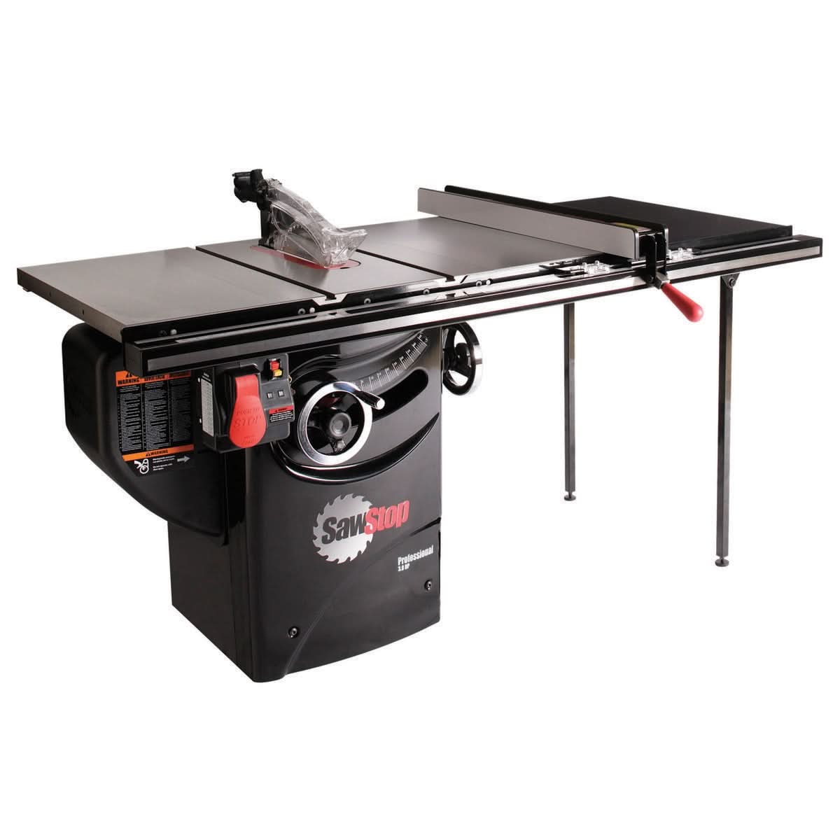 SawStop PCS31230-TGP236 220V Single Phase 3-HP 13-Amp 10" Professional Cabinet Saw with 36" Professional Series T-Glide Fence System - Image 1