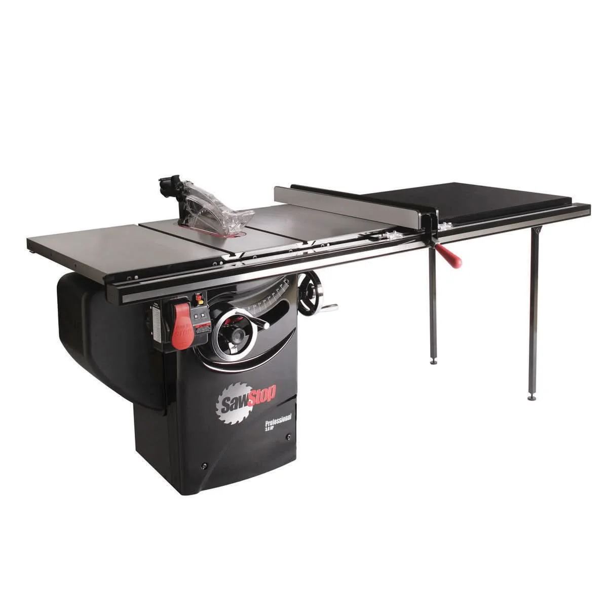 SawStop PCS31230-TGP252 220V Single Phase 3-HP 13-Amp 10″ Professional Cabinet Saw with 52″ Professional Series T-Glide Fence System