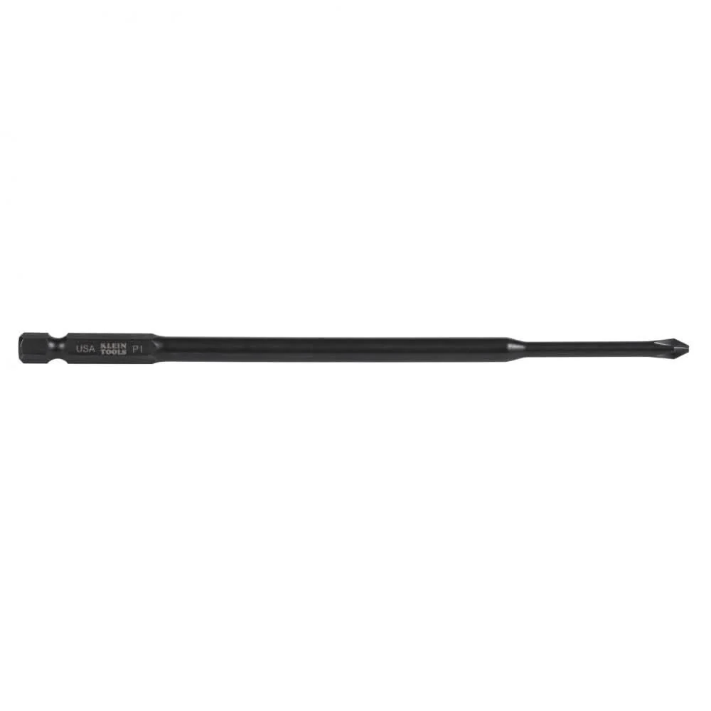 Klein Tools PH162 #1 Phillips Power Drivers 6-Inch Bit 2-Pack - Image 1