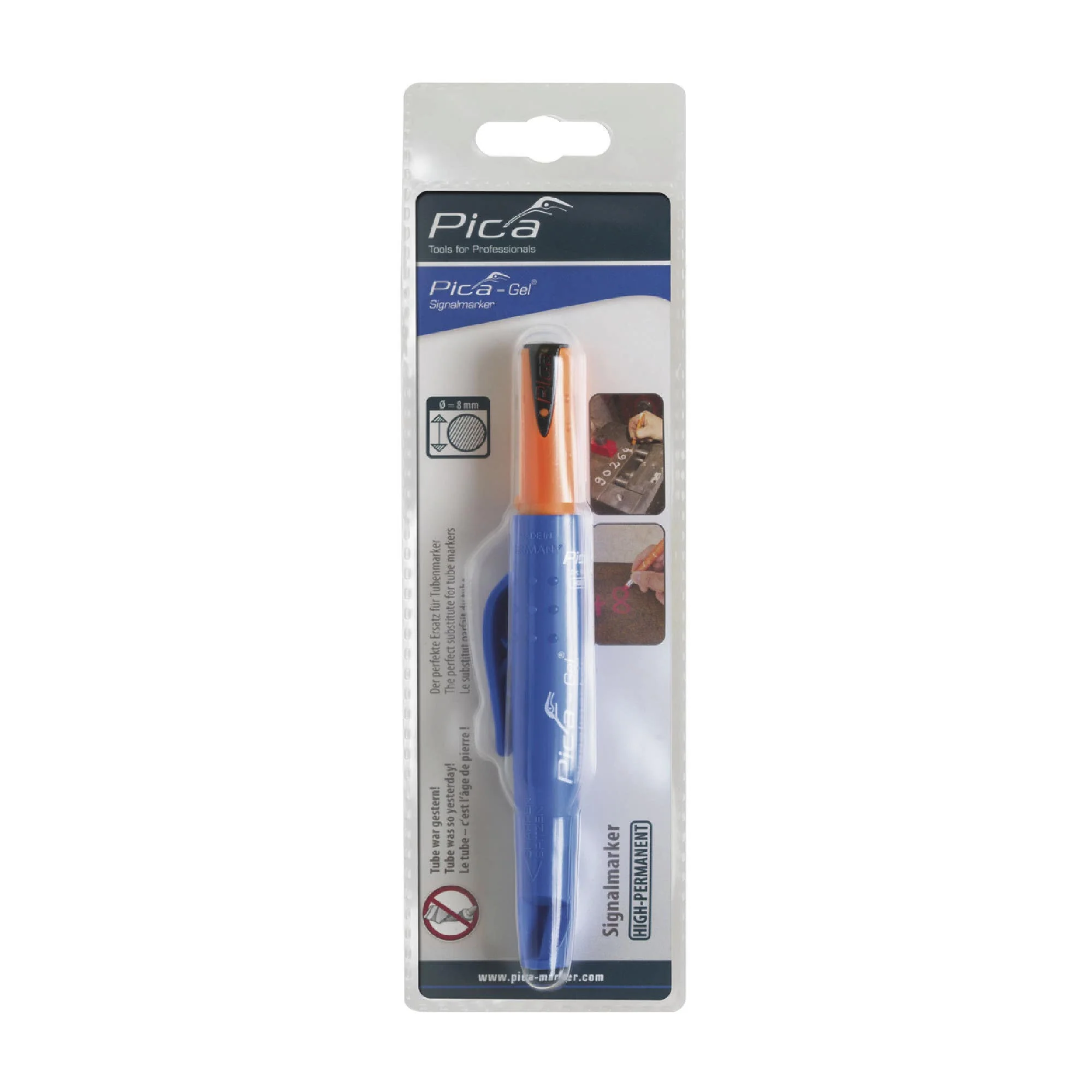 Pica 8083/SB Black Gel Signalmarker w/ Quiver Holder, 1-Pack - Image 3