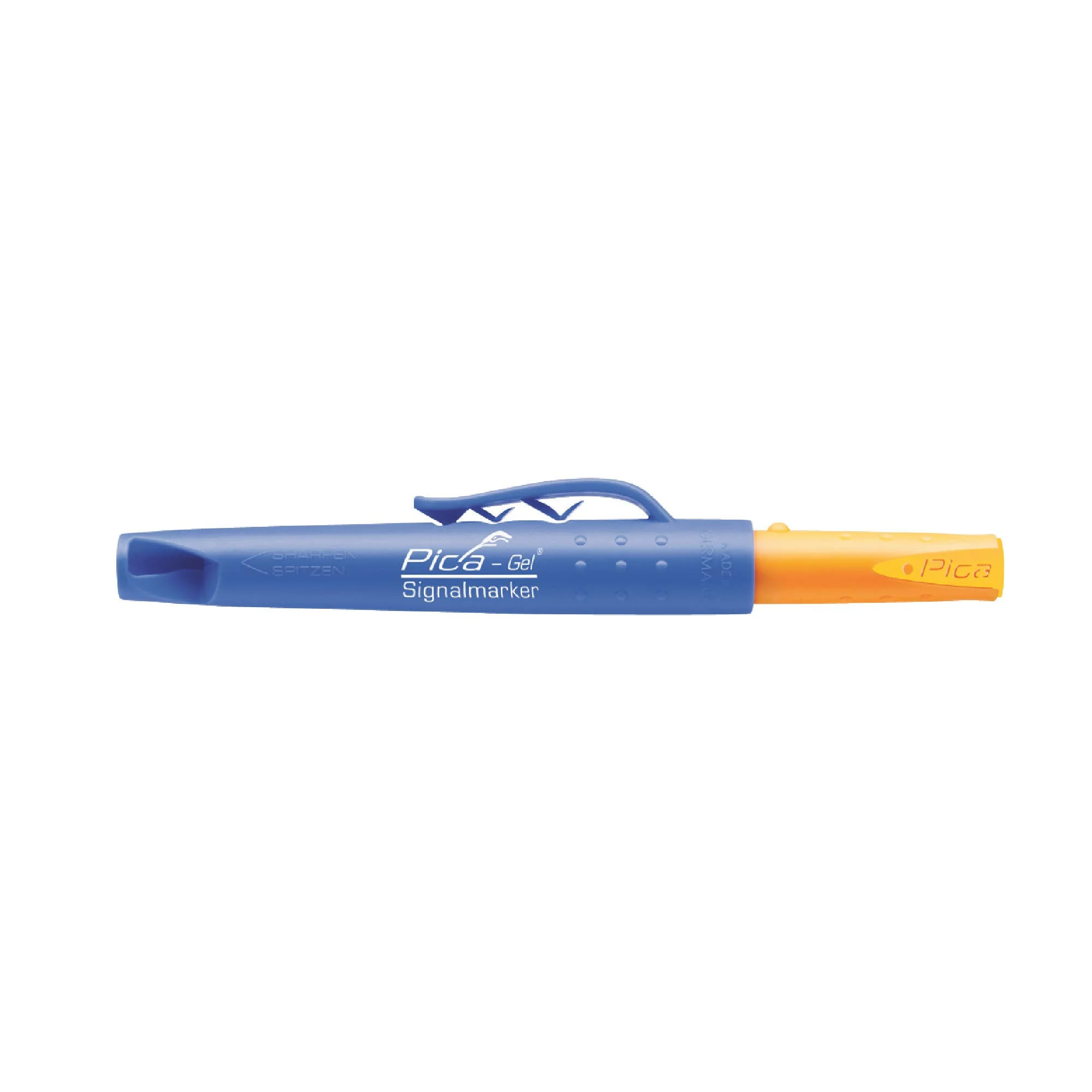 Pica 8084/SB Yellow Gel Signalmarker w/ Quiver Holder, 1-Pack - Image 1