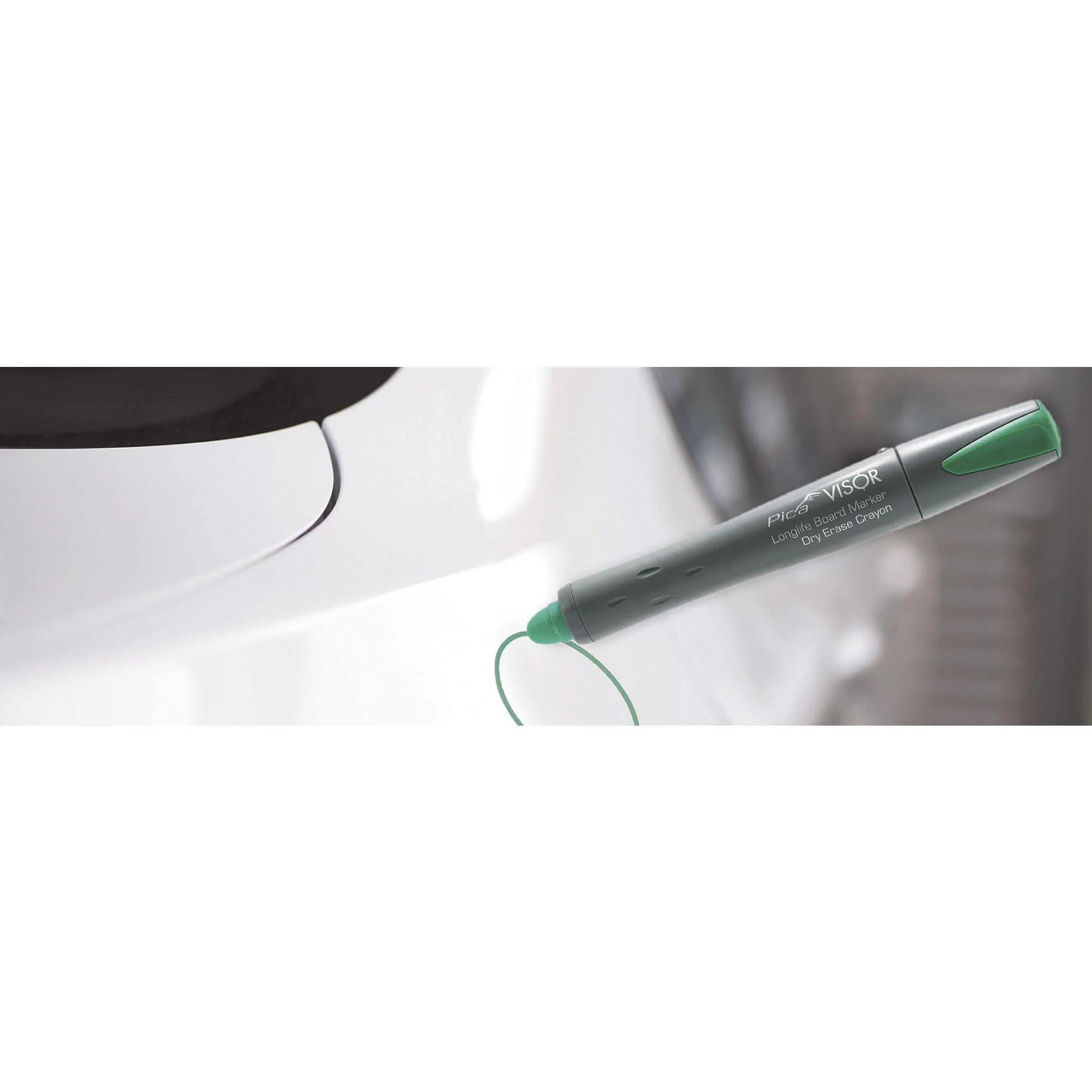 Pica 900/36 Green Board Marker /w Holder, 1-Pack - Image 3
