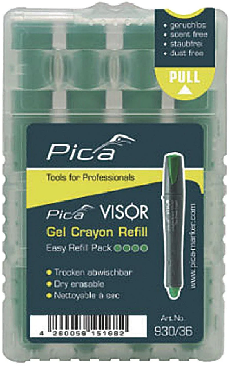 Pica 930/36 Green Dry Erase Refill, 4-Pack - Image 1