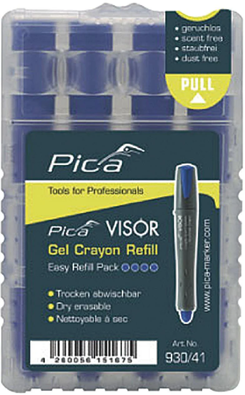 Pica 930/41 Blue Dry Erase Refill, 4-Pack - Image 1