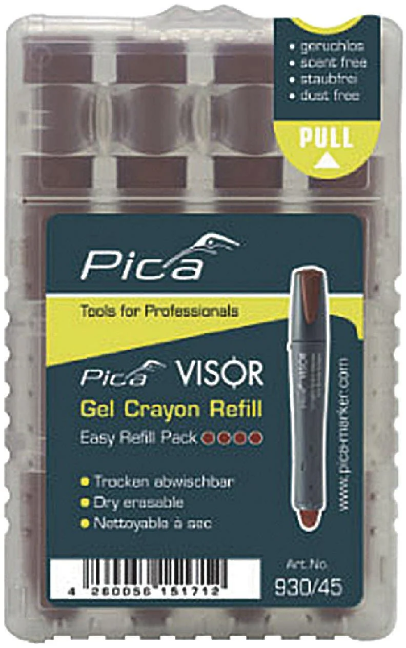 Pica 930/45 Brown Dry Erase Refill, 4-Pack - Image 1