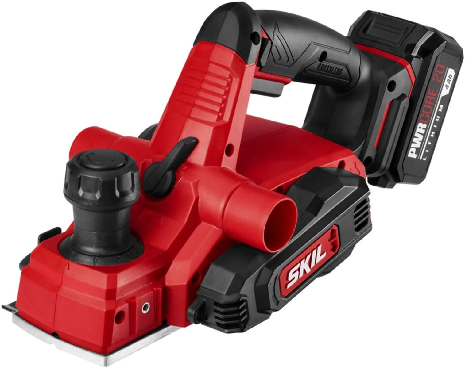 SKIL PL5938-1A PWRCore 20 Brushless 20V 3-1/4" Planer Kit with 4.0Ah Battery and PWR JUMP Charger - Image 3