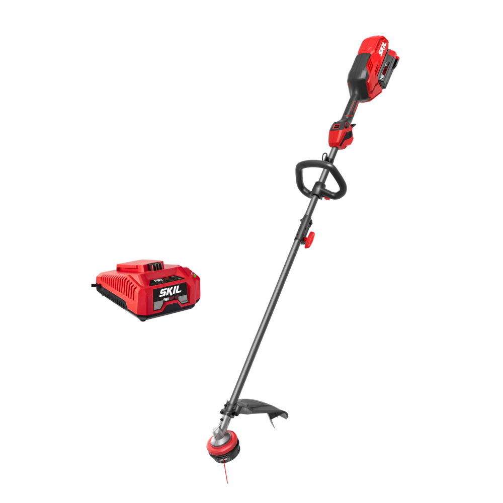 SKIL PLT1500C-10 PWR CORE 40 Brushless 40V 16 In. Power Head String Trimmer Kit