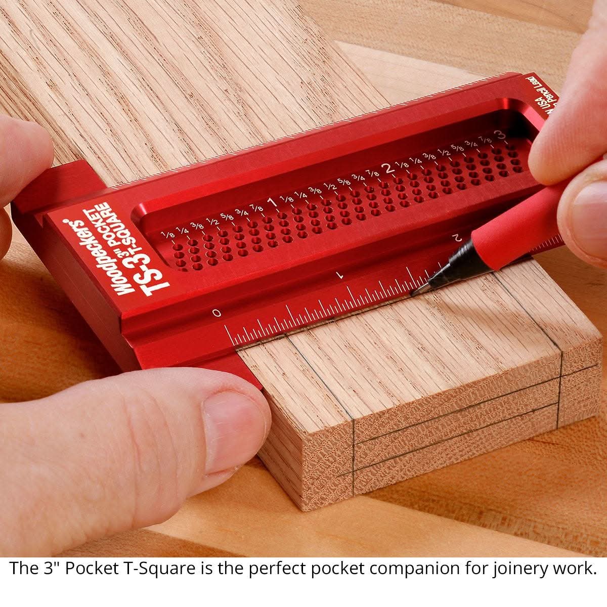 Woodpeckers TS-RI-ISET20 Pocket T-Square Inch Set And Rack-It - Image 3