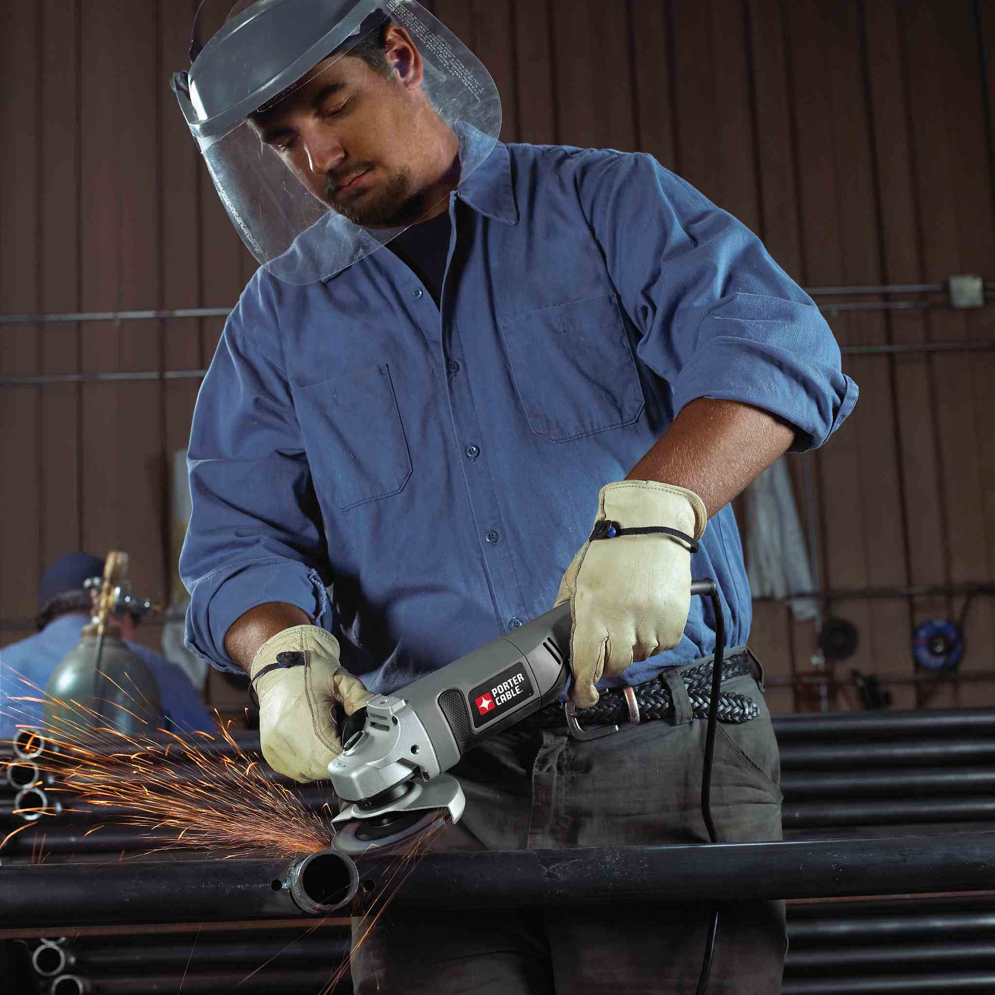 Porter Cable-Piece750AG 7.5 Amp Small Angle Grinder - Image 3