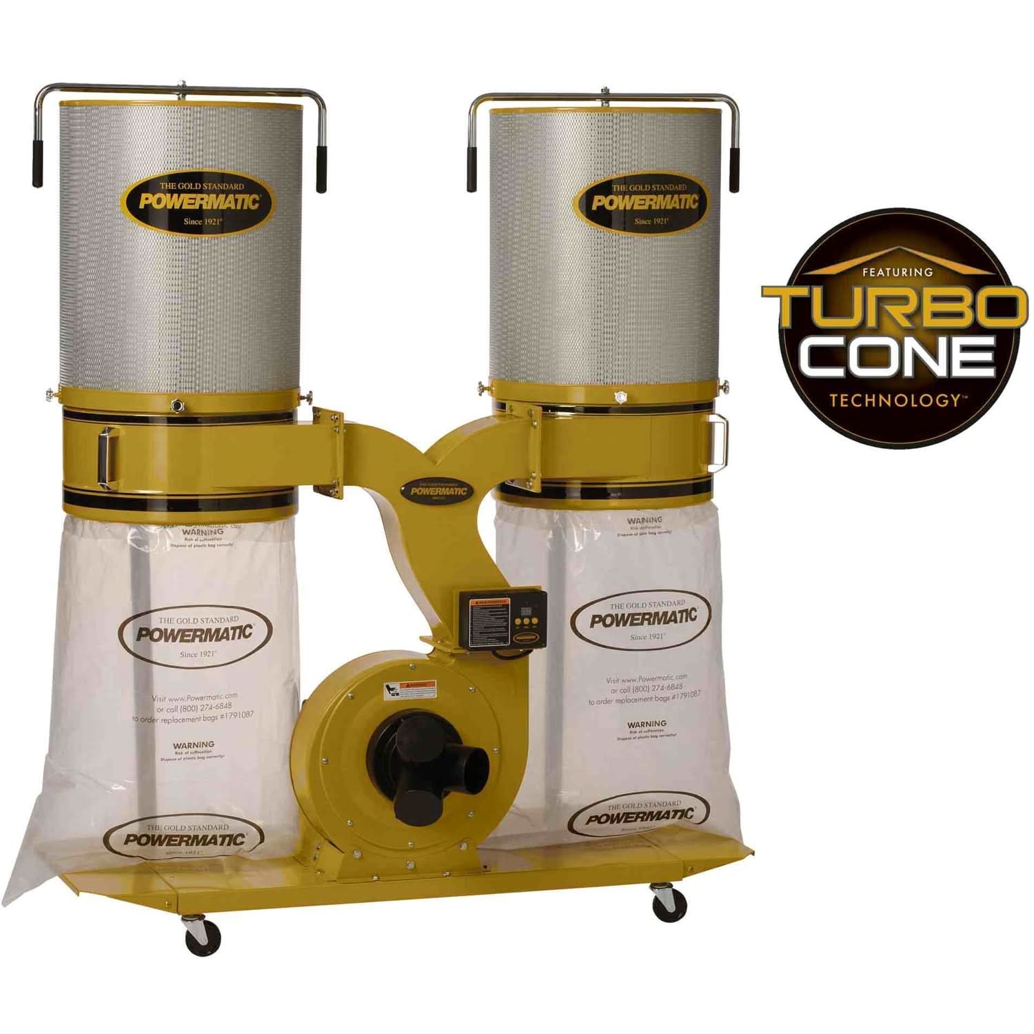 Powermatic 1792072K PM1900TX-CK1 Dust Collector, 3HP 1PH 230V, 2-Micron Canister Kit - Image 2