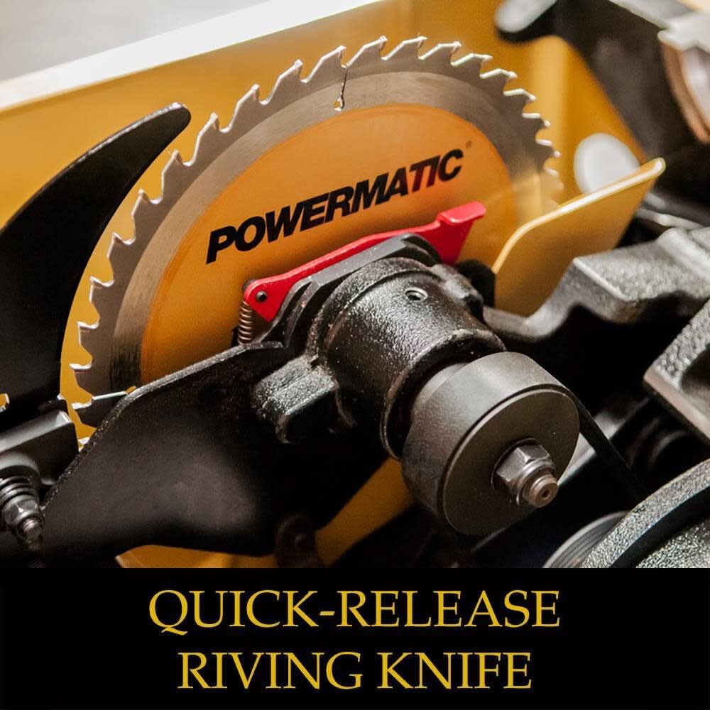 Powermatic PM25150RKT Table Saw 5HP 1PH 230V 50" RIP RL ArmorGlide - Image 3