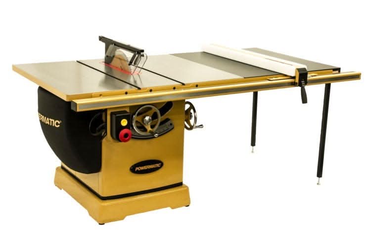 Powermatic PM25350WK 2000B table saw – 5HP 3PH 230/460V 50″ RIP w/Accu-Fence & Workbench