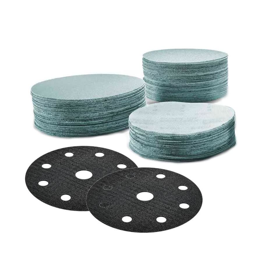 Festool 300-Piece ETS 150 Granat NET 80/120/240 Grit Abrasive Pro Pack