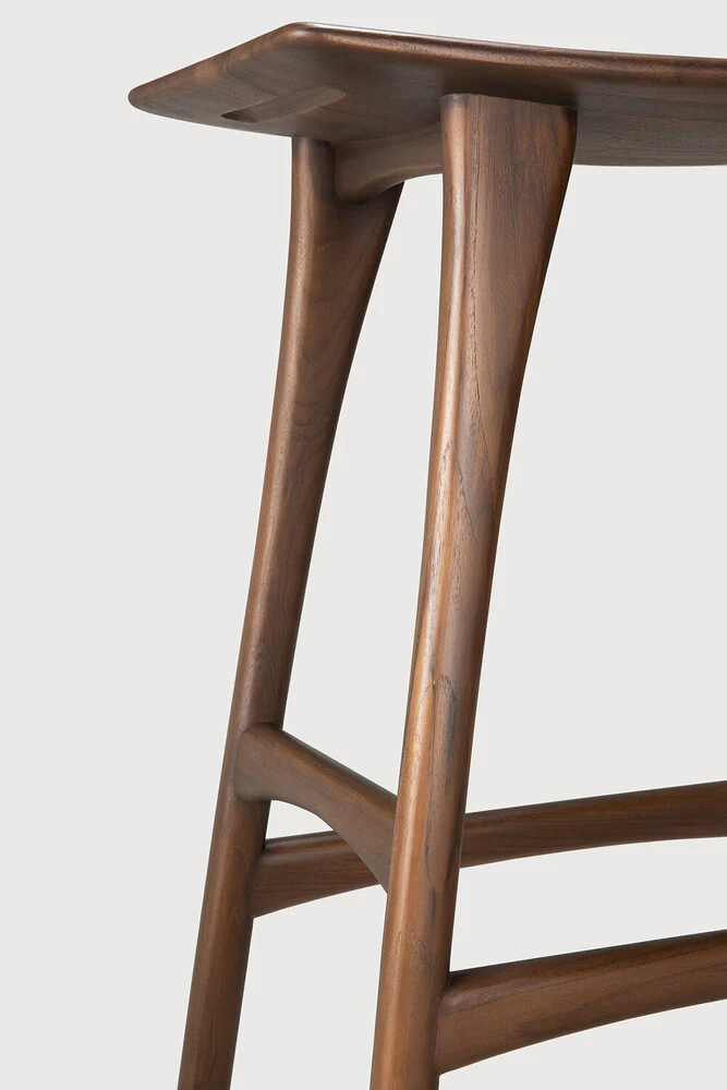 ETHNICRAFT OSSO BAR STOOL - TEAK BROWN | $879.00 - Image 3