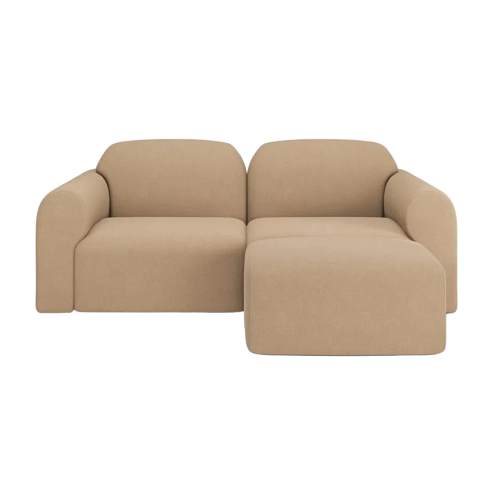 ETHNICRAFT BULKY MODULAR SOFA – 3 – SQUARE FOOTSTOOL | ,177.00