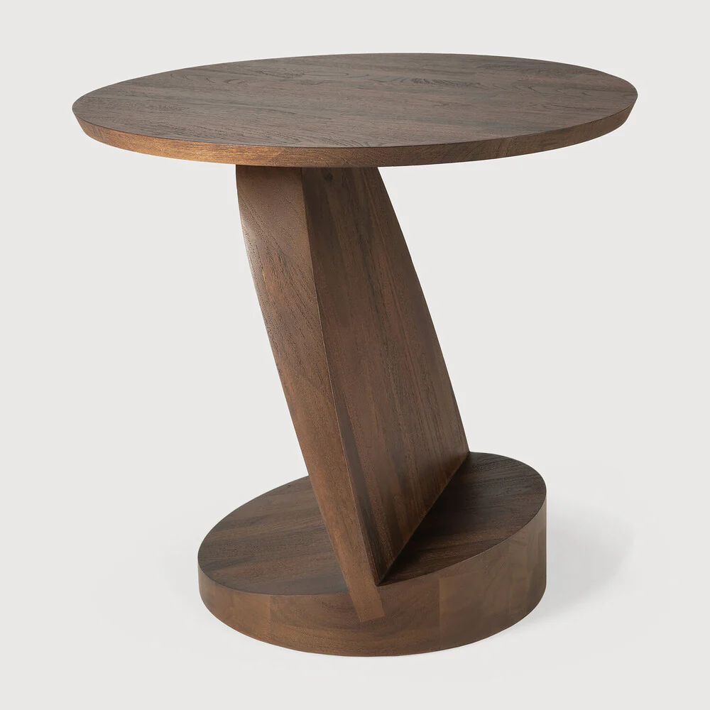 ETHNICRAFT OBLIC SIDE TABLE - TEAK BROWN | $919.00 - Image 3
