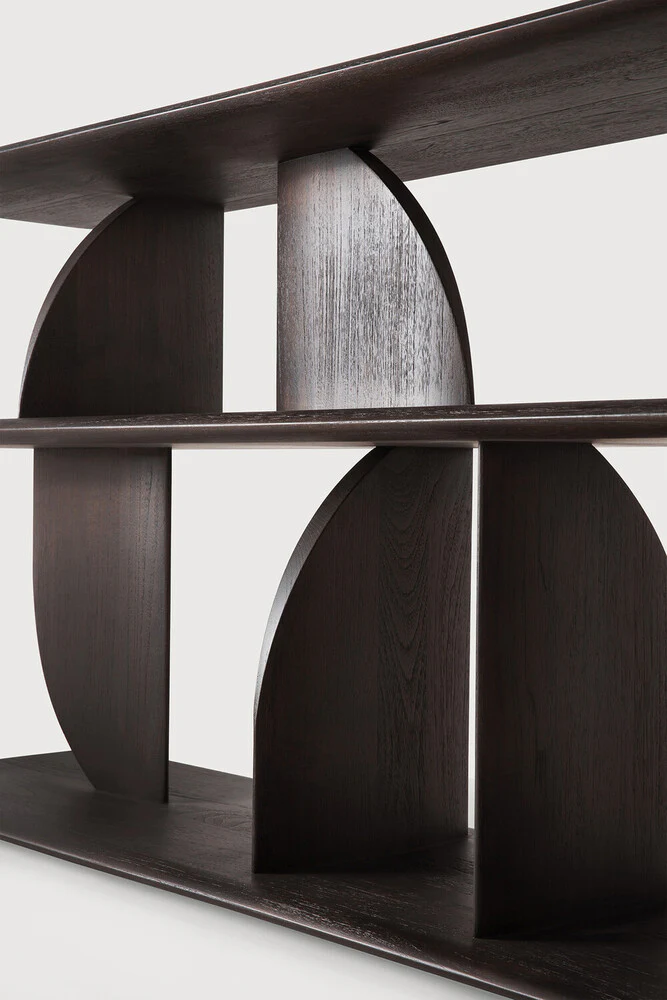 ETHNICRAFT GEOMETRIC SOFA CONSOLE - TEAK DARK BROWN | $2,849.00 - Image 3