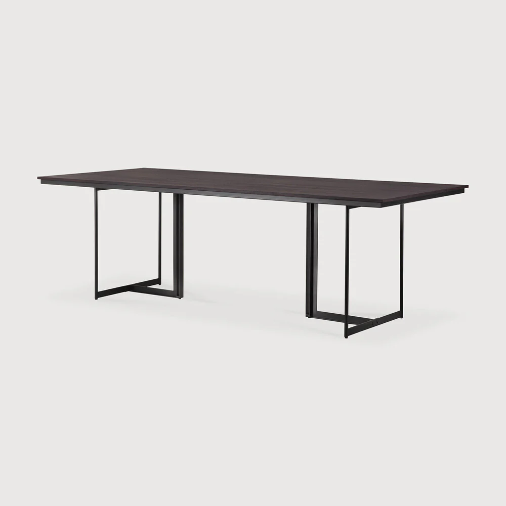 ETHNICRAFT TACET DINING TABLE - TEAK DARK BROWN | $3,639.00 - Image 2