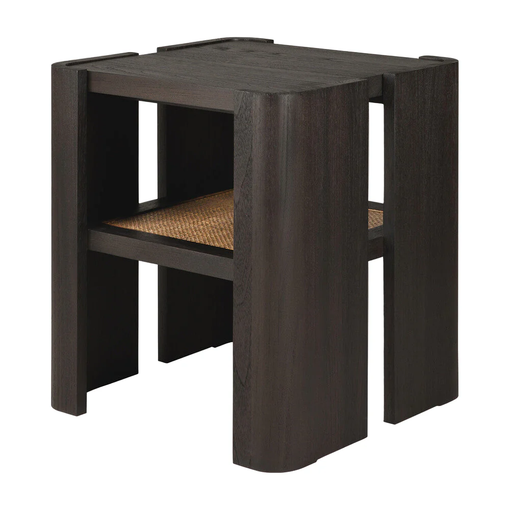 ETHNICRAFT PANEL SIDE TABLE - TEAK DARK BROWN | $839.00 - Image 1