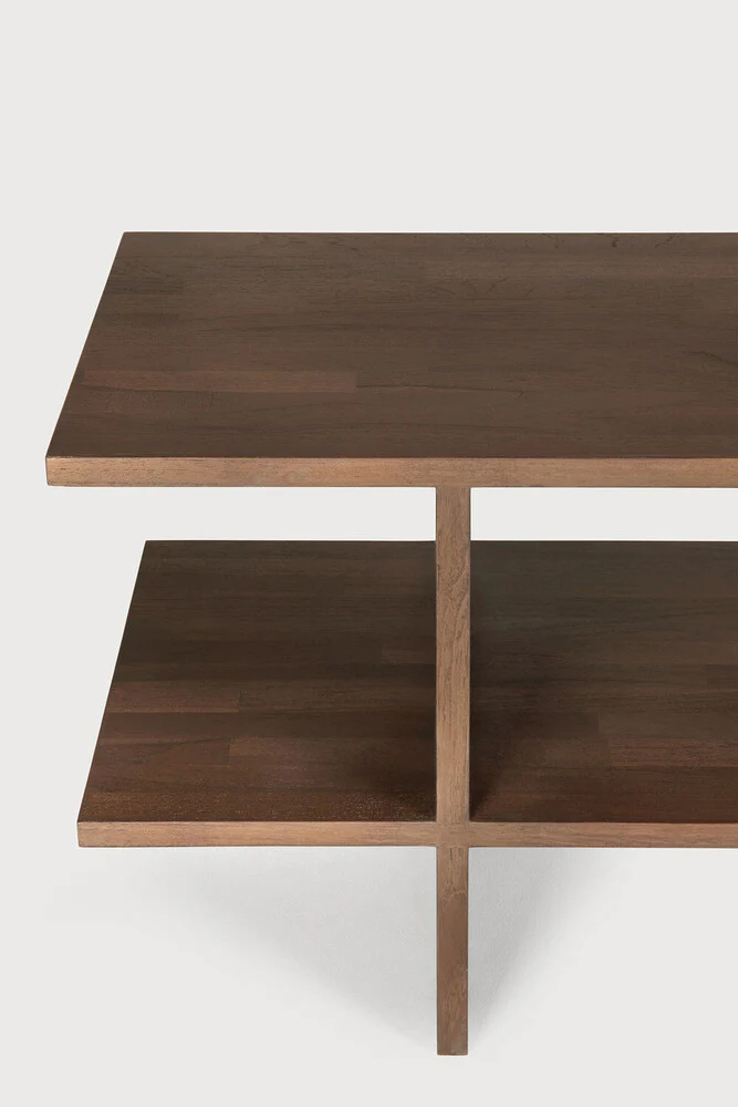 ETHNICRAFT KABUKI SIDE TABLE - TEAK BROWN | $739.00 - Image 2