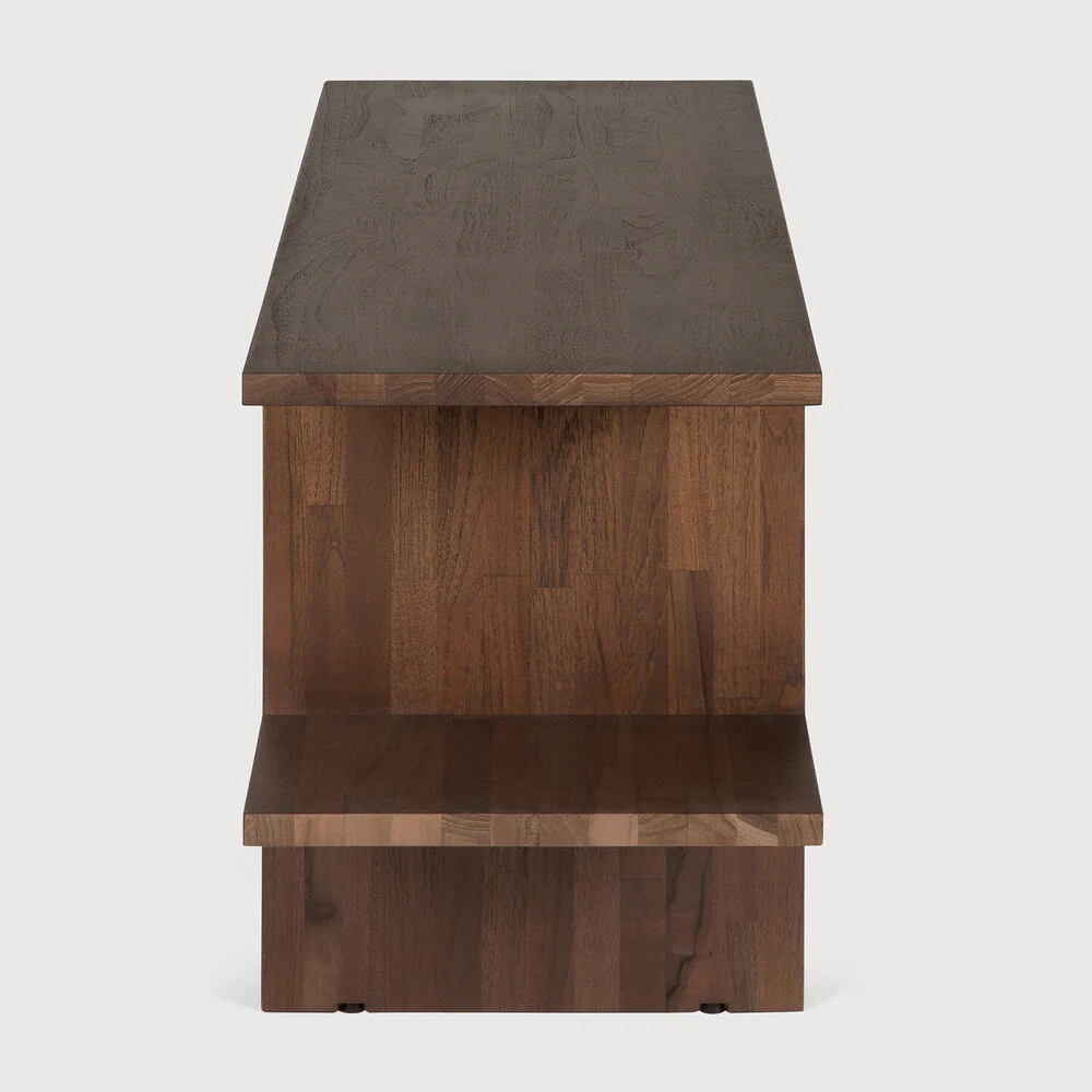 ETHNICRAFT KABUKI SIDE TABLE - TEAK BROWN | $739.00 - Image 3