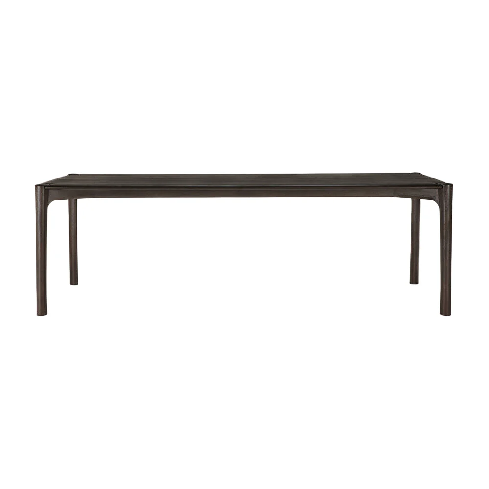 ETHNICRAFT PL DINING TABLE - TEAK DARK BROWN | $4,369.00 - Image 1
