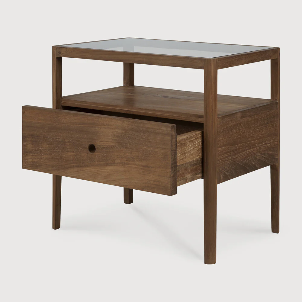 ETHNICRAFT SPINDLE BEDSIDE TABLE - RECLAIMED TEAK | $889.00 - Image 3