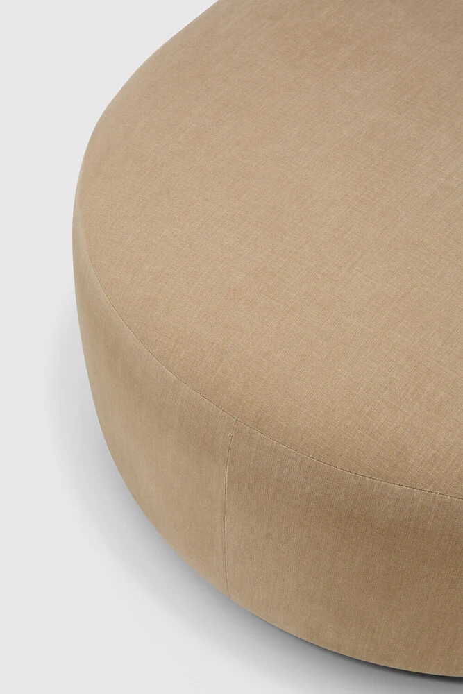 ETHNICRAFT BULKY MODULAR SOFA - 4 - ROUND FOOTSTOOL | $5,906.00 - Image 2