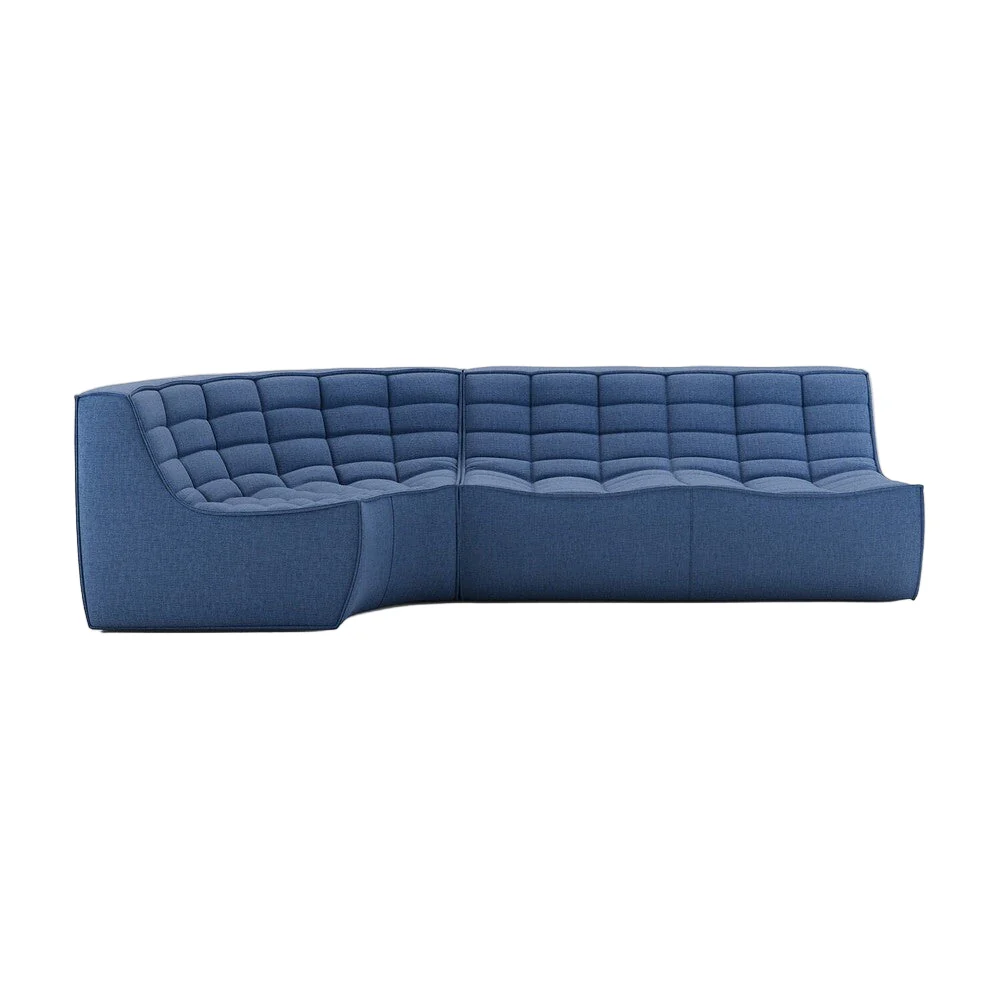 ETHNICRAFT N701 MODULAR SOFA - 3 - 90 ROUND CORNER | $4,688.00 - Image 1