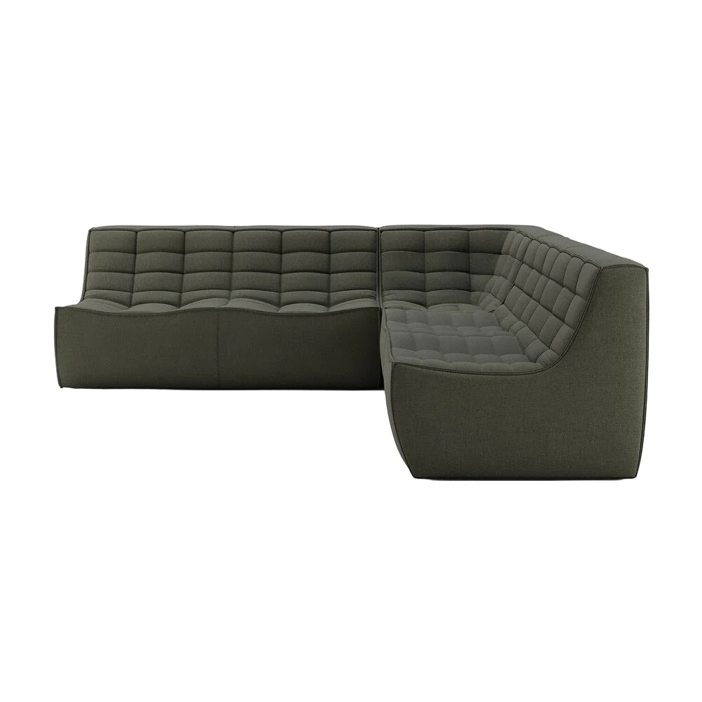 ETHNICRAFT N701 MODULAR SOFA - 5 - 90° SQUARE CORNER | $7,877.00 - Image 1