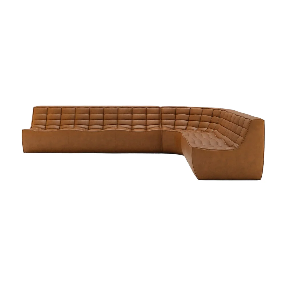 ETHNICRAFT N701 MODULAR SOFA – 6 – 90° ROUND CORNER | ,237.00