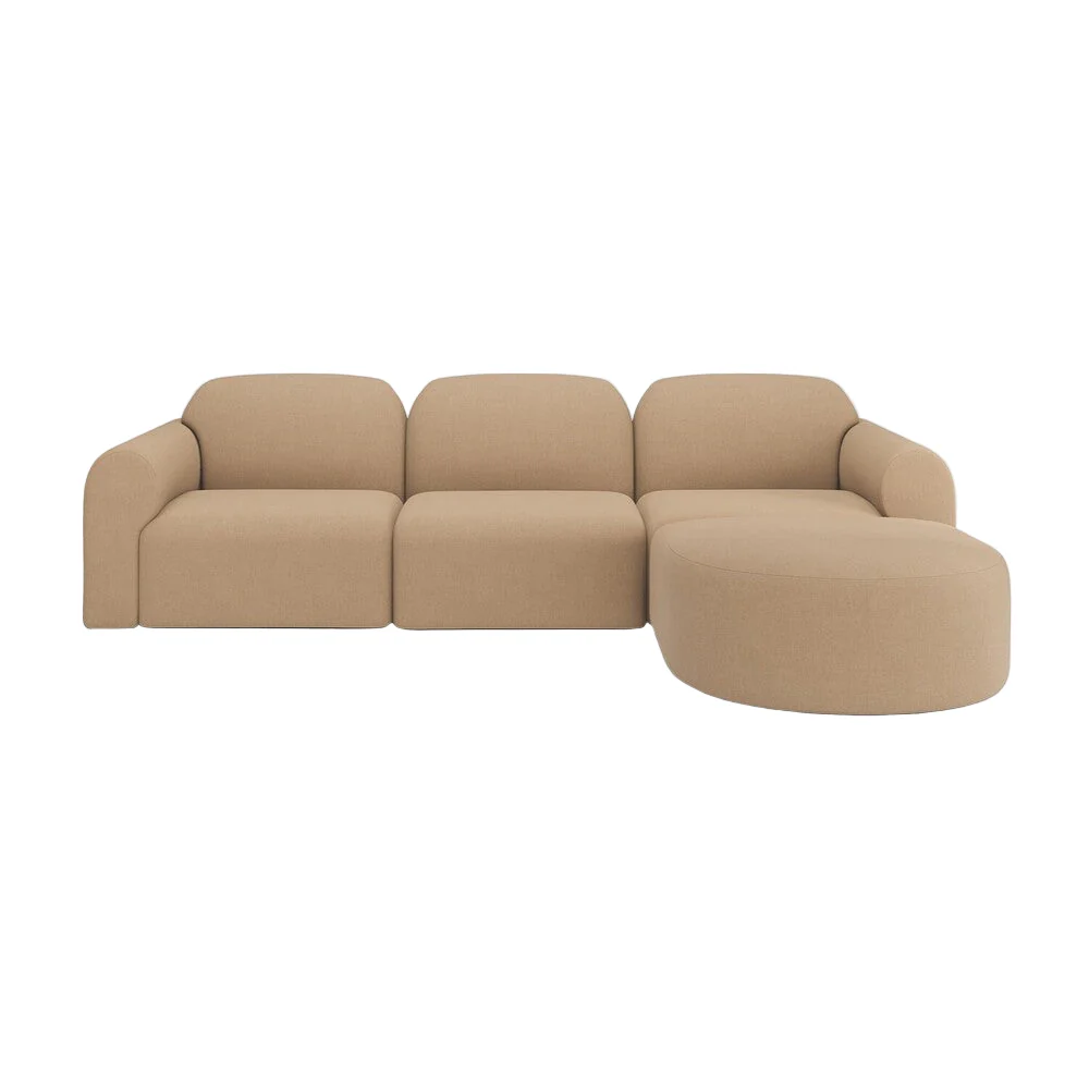 ETHNICRAFT BULKY MODULAR SOFA – 4 – ROUND FOOTSTOOL | ,906.00