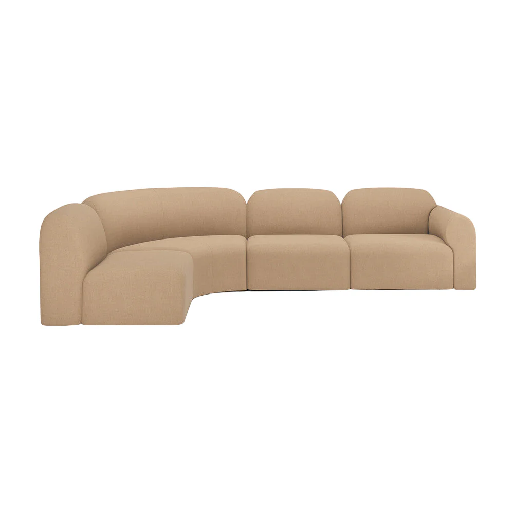 ETHNICRAFT BULKY MODULAR SOFA – 3 – CURVED | ,656.00