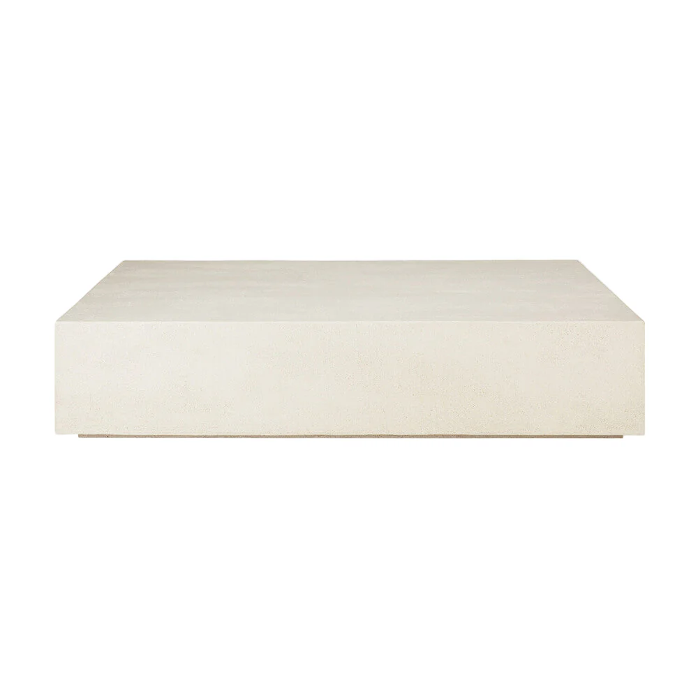 ETHNICRAFT ELEMENTS RECTANGULAR COFFEE TABLE - MICROCEMENT | $1,449.00 - Image 1