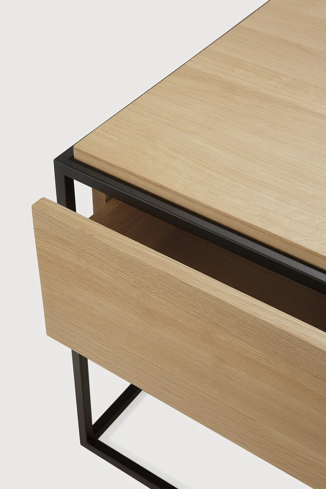 ETHNICRAFT MONOLIT BEDSIDE TABLE - OAK | $779.00 - Image 3