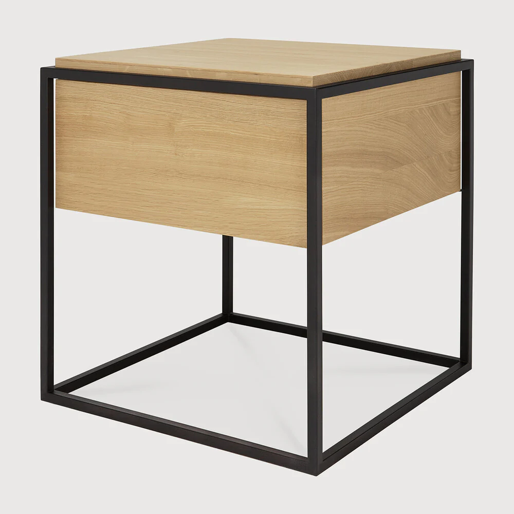 ETHNICRAFT MONOLIT BEDSIDE TABLE - OAK | $779.00 - Image 2