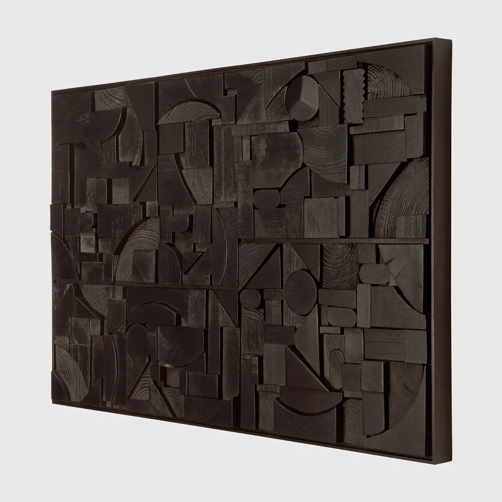 ETHNICRAFT BRICKS RECTANGULAR WALL ART - BLACK | $599.00 - $1,099.00 - Image 3