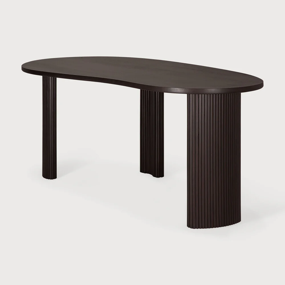 ETHNICRAFT BOOMERANG DESK - MAHOGANY DARK BROWN | $1,929.00 - $2,899.00 - Image 3