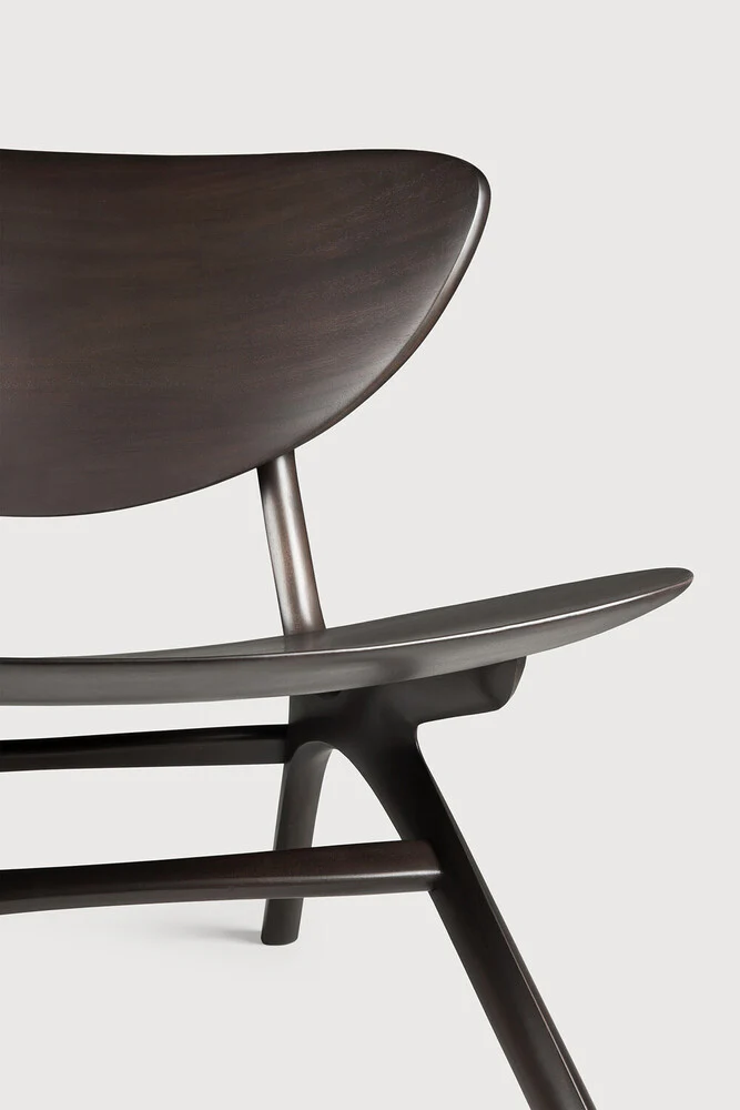 ETHNICRAFT EYE LOUNGE CHAIR - MAHOGANY DARK BROWN | $1,739.00 - Image 3