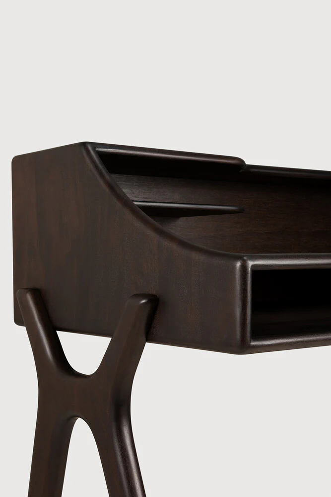 ETHNICRAFT FLOW DESK - MAHOGANY ROSE BROWN | $1,879.00 - Image 3