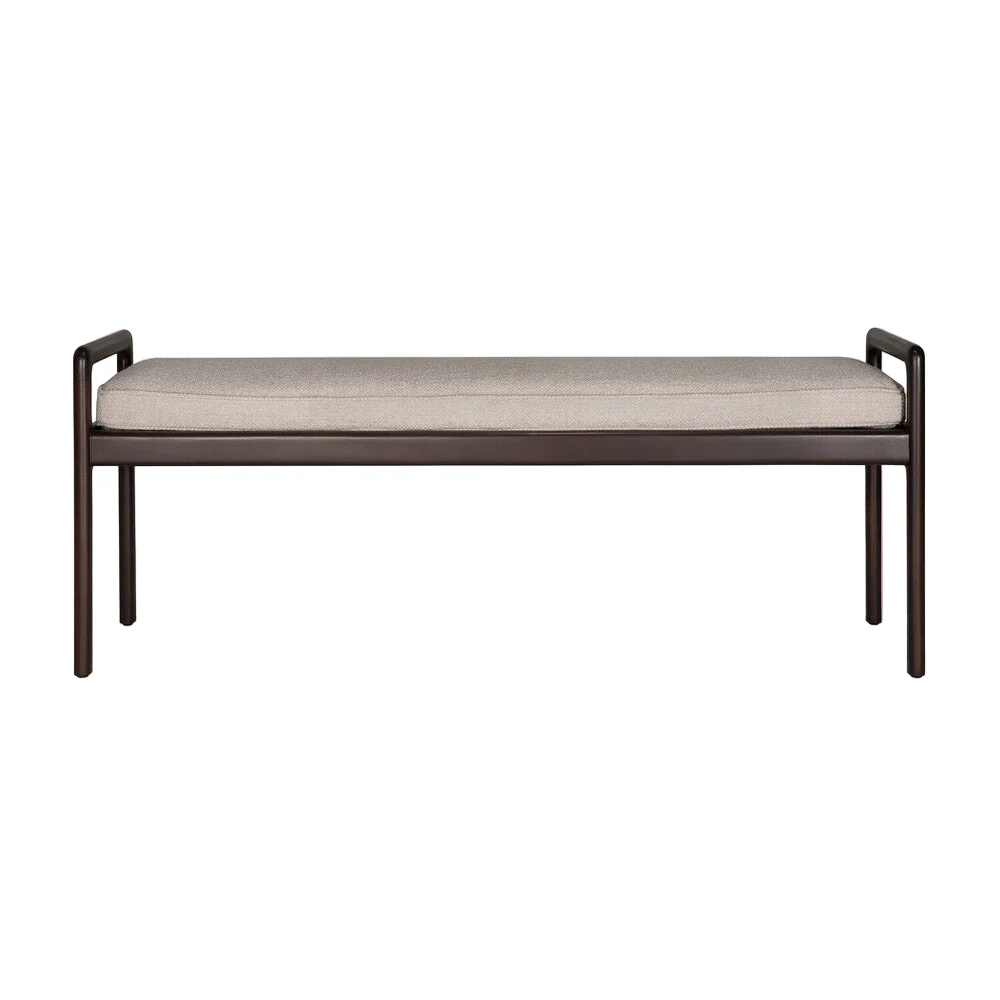 ETHNICRAFT JACK BENCH – MAHOGANY DARK BROWN – IVORY | ,538.00