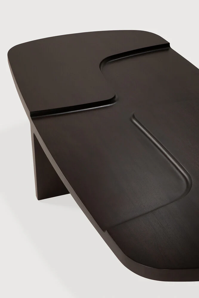 ETHNICRAFT BRUTALIST COFFEE TABLE - MAHOGANY ROSE BROWN | $2,289.00 - Image 2